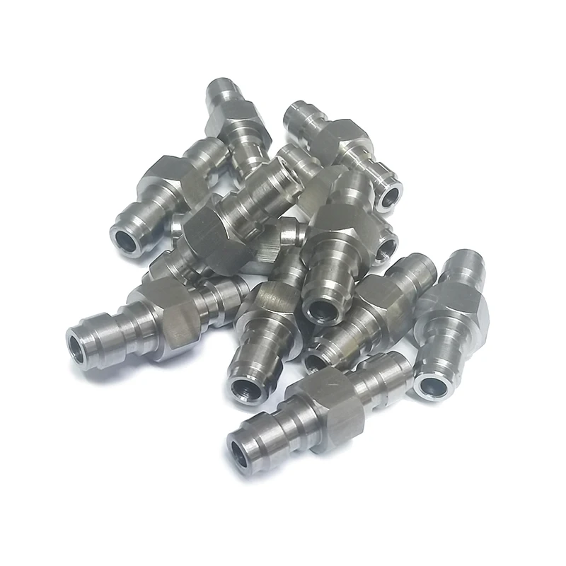 Beide End Male Quick Disconnect 8mm Adapter Edelstahl 4
