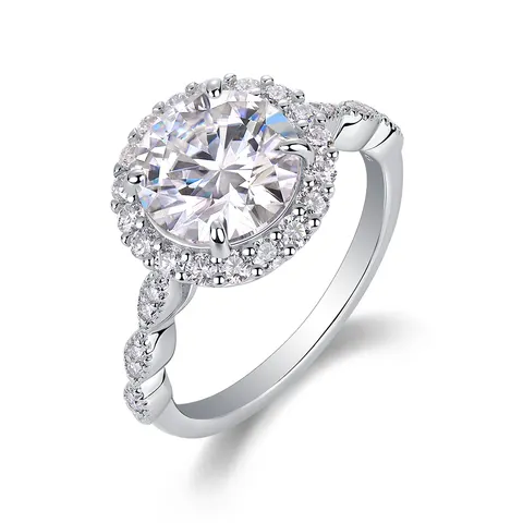 Moissanite Ring Set