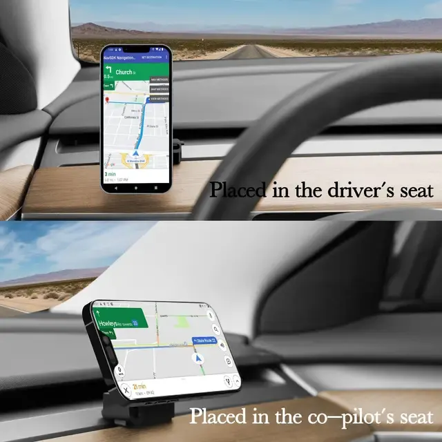 Magnetic Wireless Car Charger Mount for Tesla Model 3 4
