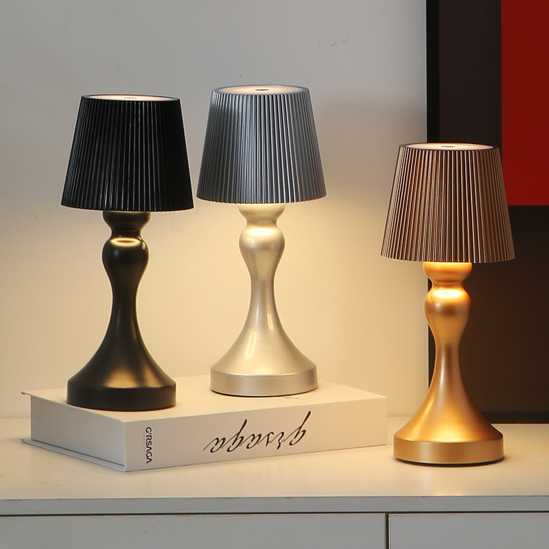 Touch Control USB Rechargeable Bedroom Table Lamp