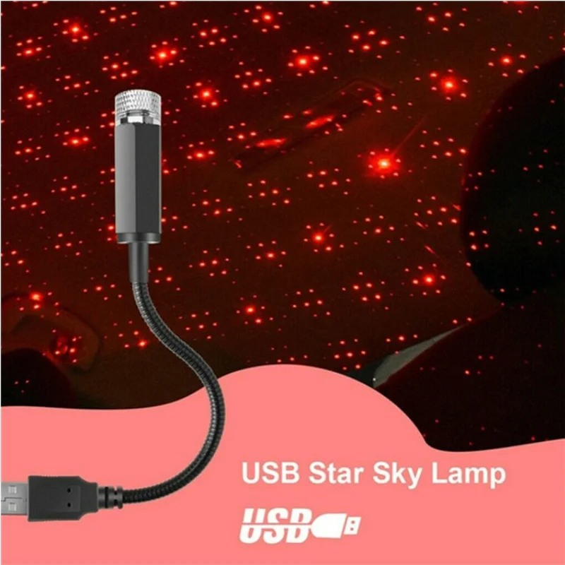 Tragbare Mini-Dekorationslampe LED USB Verstellbar für Hochzeit Auto 2