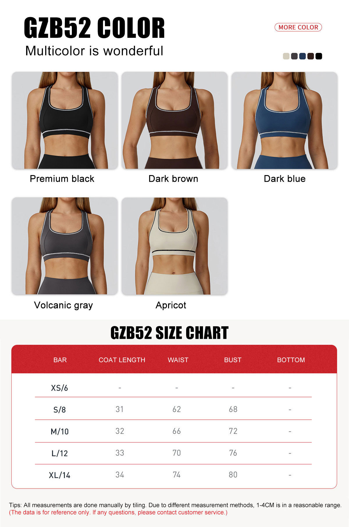 Racerback Sports Bras Underwear With Pads High Impact 2