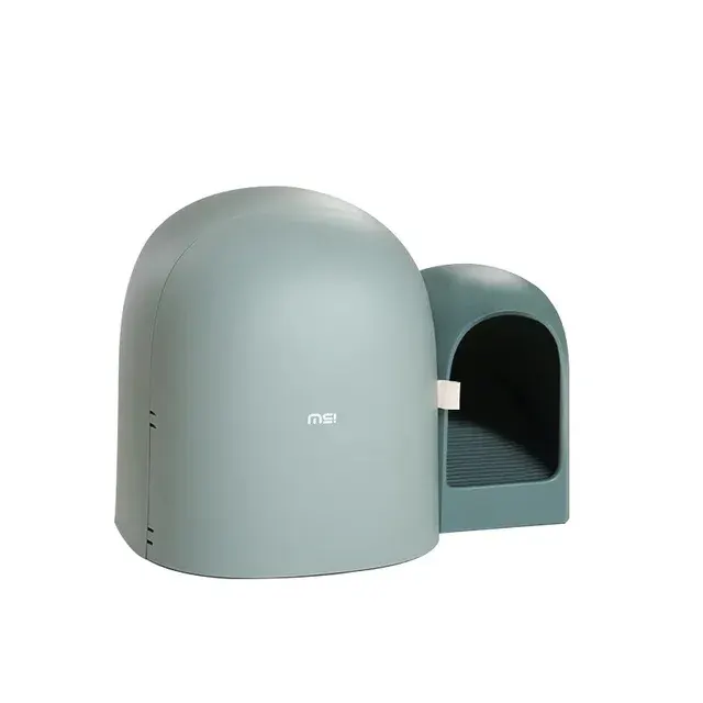 Covered Cat Litter Box 4