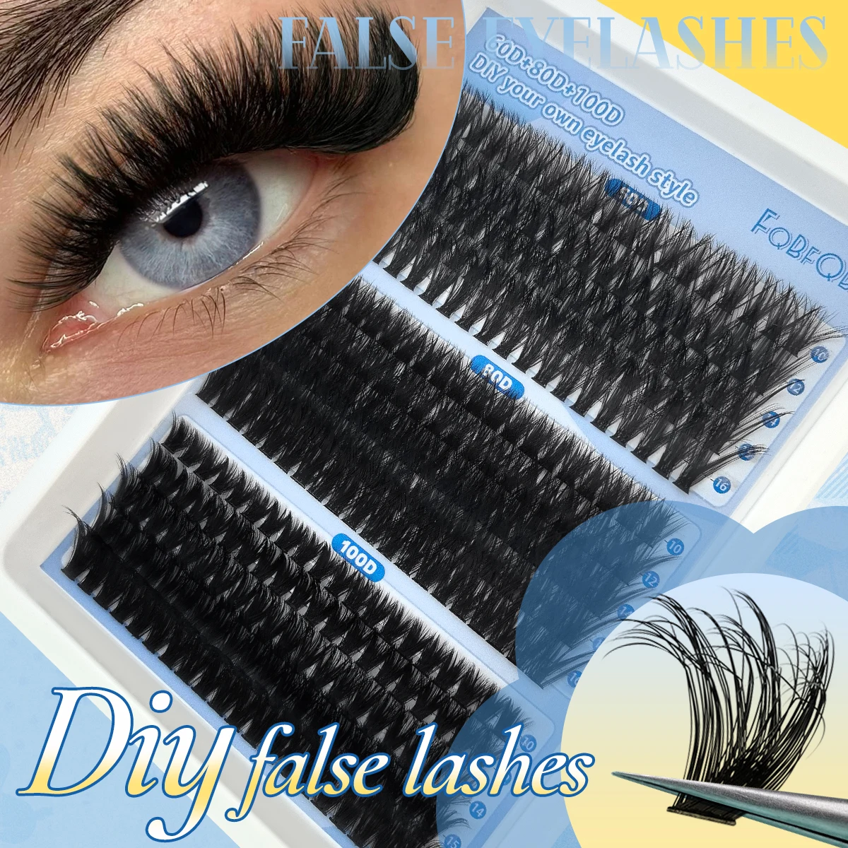 Fluffy 5D Lash Clusters 10-16mm 2