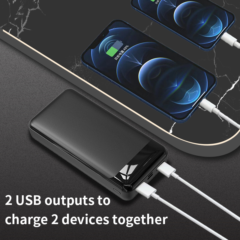 Mini Power Bank 20000mAh Dual USB 4