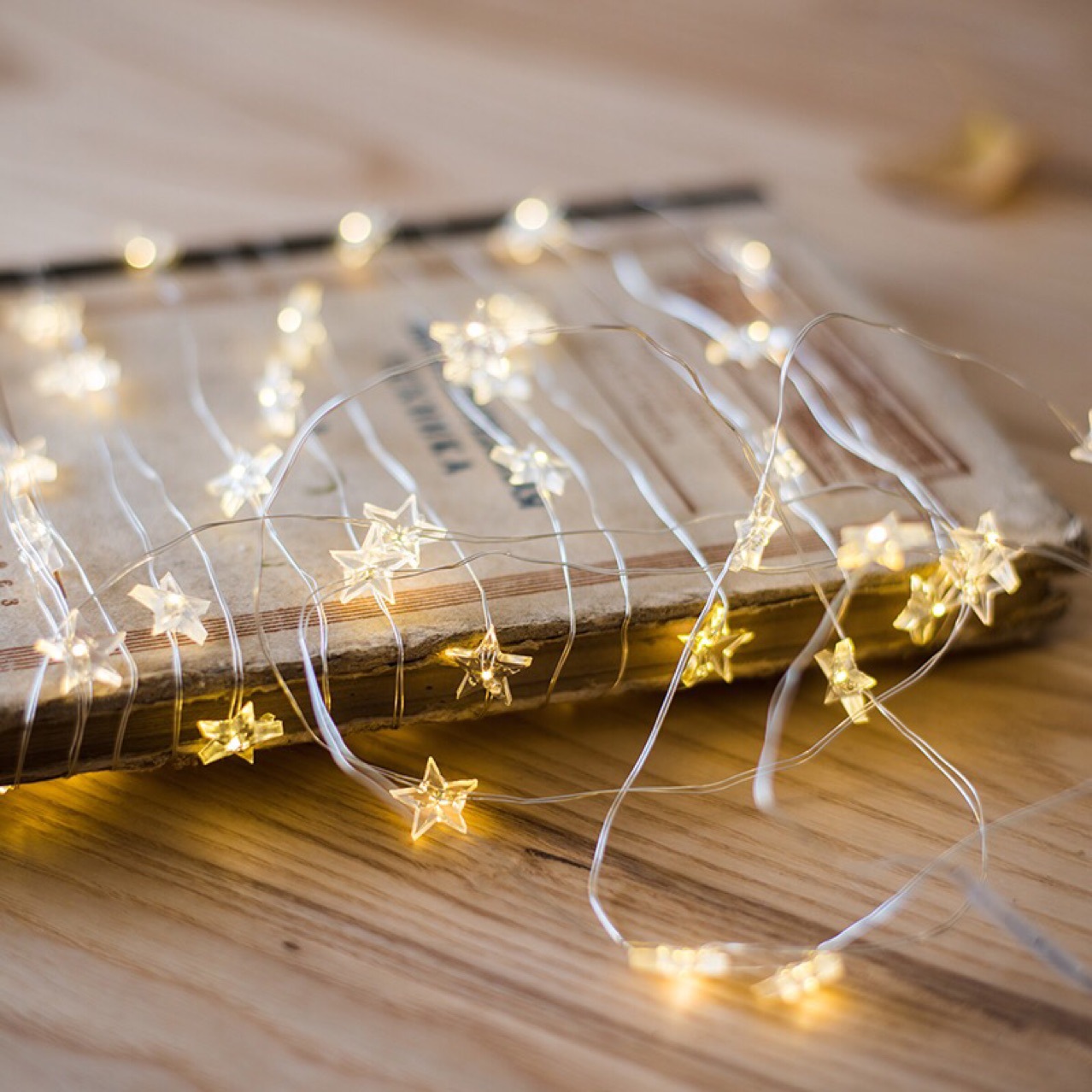 Copper Wire LED Star Light Chain