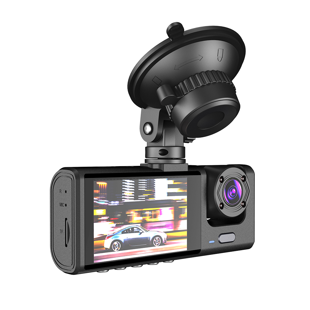1080P 3-Channel Dash Cam Wide Angle 3