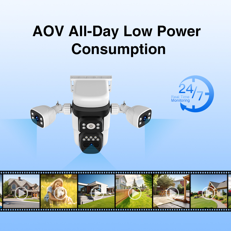 360° Solar Security Camera with 4G Battery 3