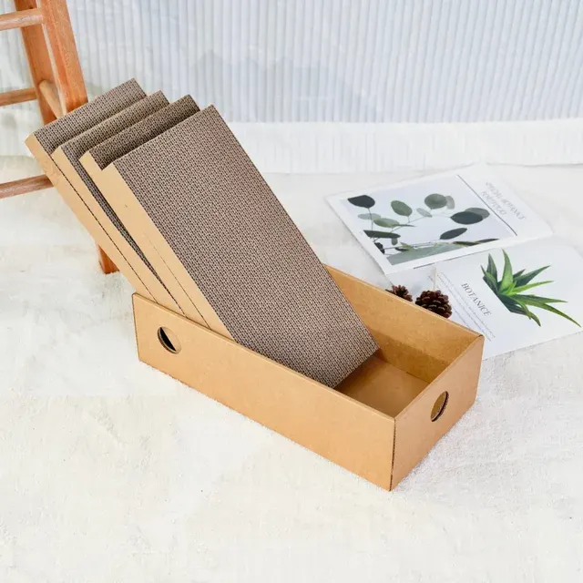 Cat Scratching Cardboard 4