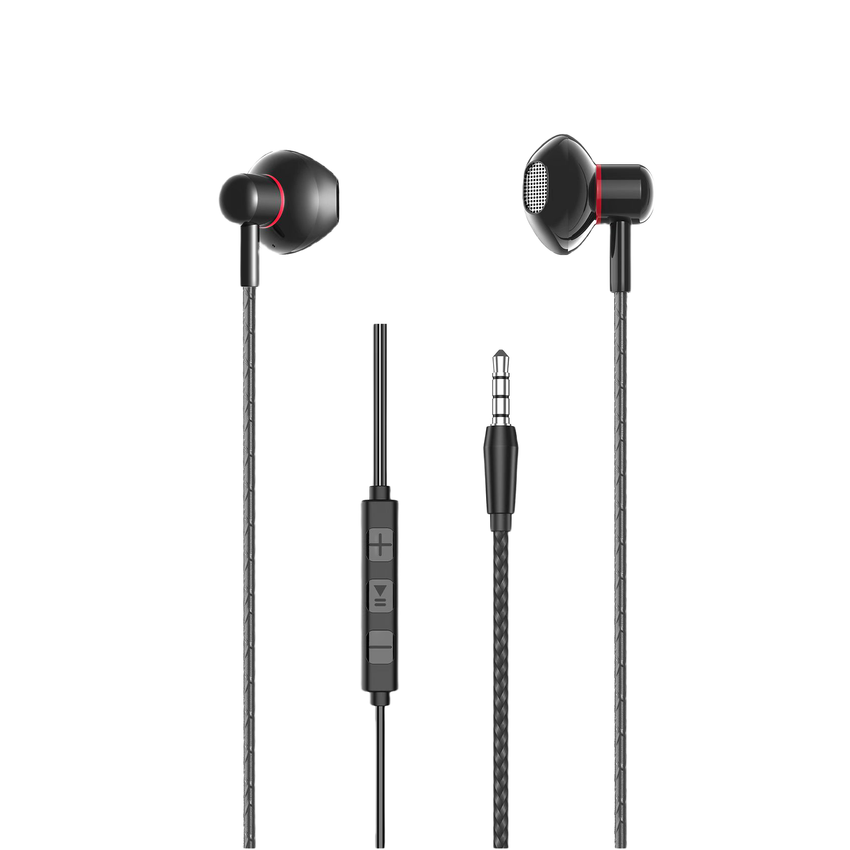 KP-234 In-Ear Wired Headphones 3.5mm With Inline Controls
