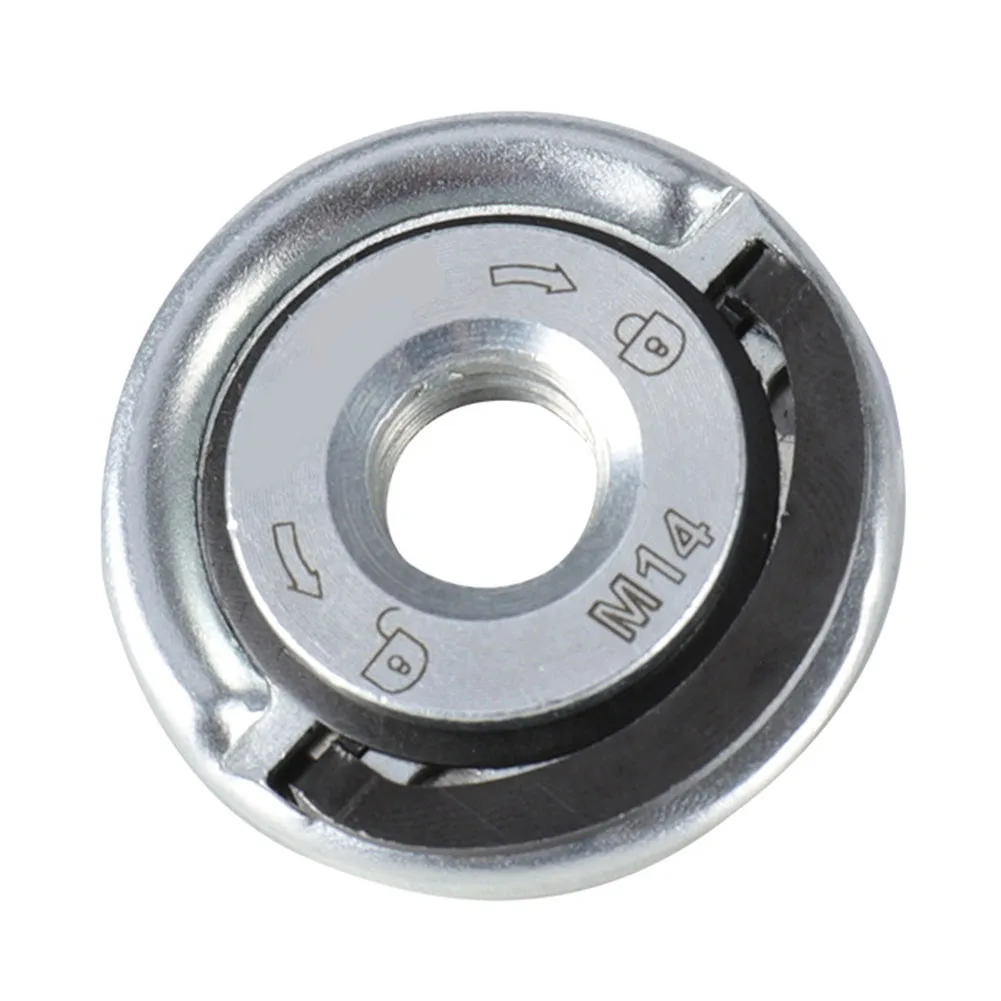 M14 Winkelschleifer Schnellspanner Selbstsichernder Schleifer Pressplatte Flanschmutter Power 3