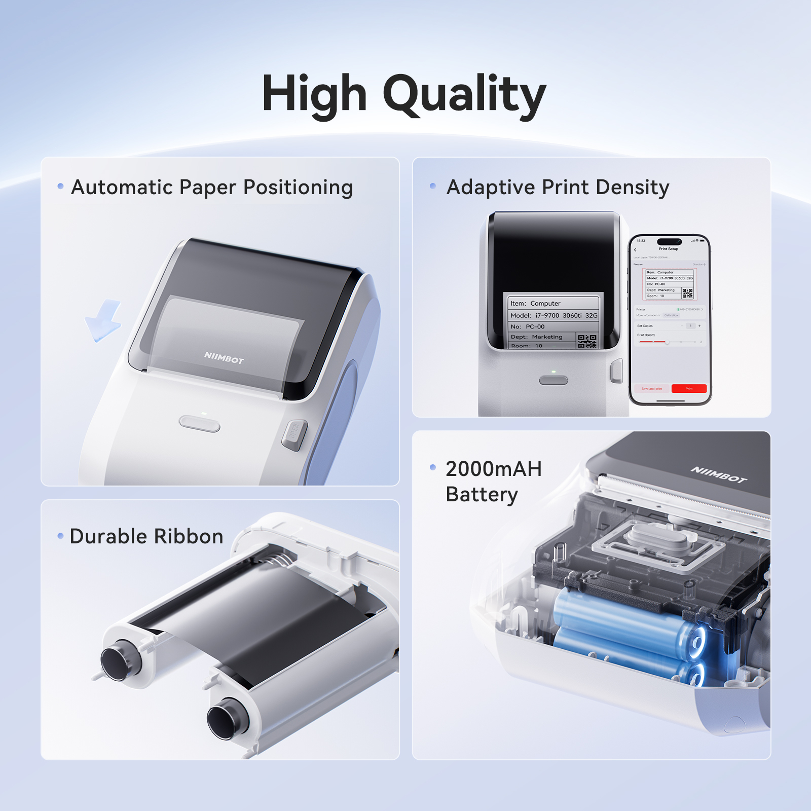 Niimbot M3 Portable Multi-function Sticker Label Maker Machine 4