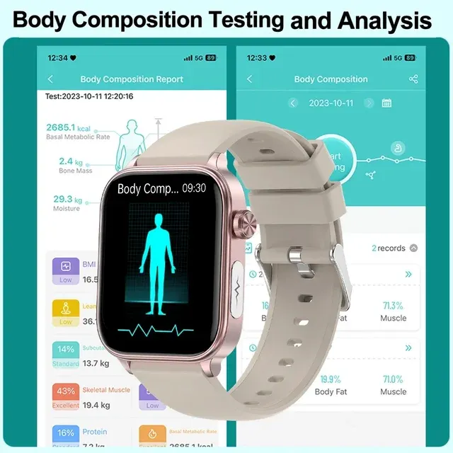Men's Smartwatch with ECG and Lipid Test 3