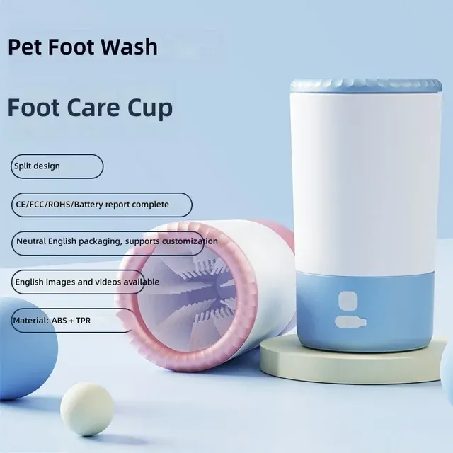 Pet Foot Washing Cup ABS Material Massage Feature 1