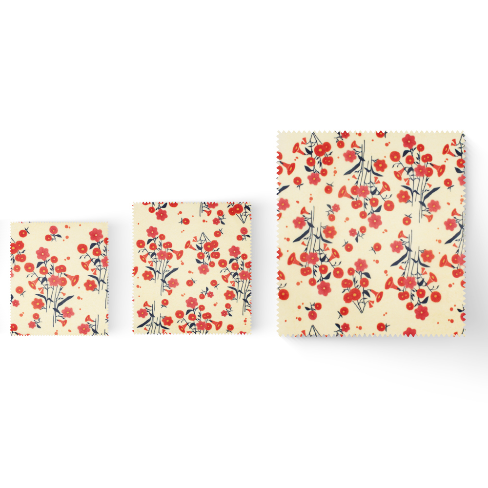 Reusable Beeswax Food Wraps S M L SUPPORTED