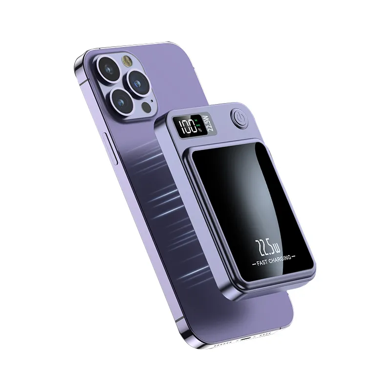 Mini Portable Powerbank 10000mAh Magnetic Power Bank 5000mAh