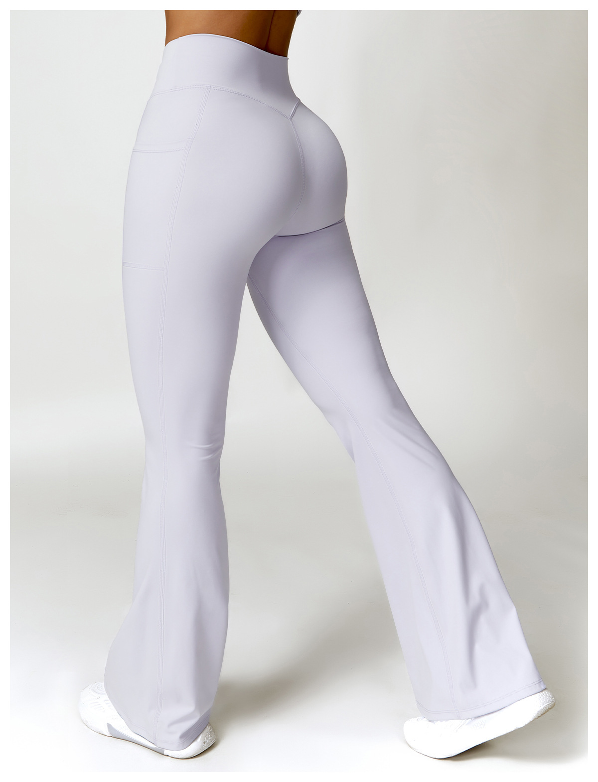 Wide Flared Stretch Yoga Pants for Women 4