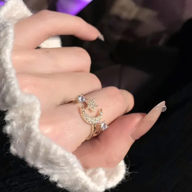 Rhinestone Statement Ring 1