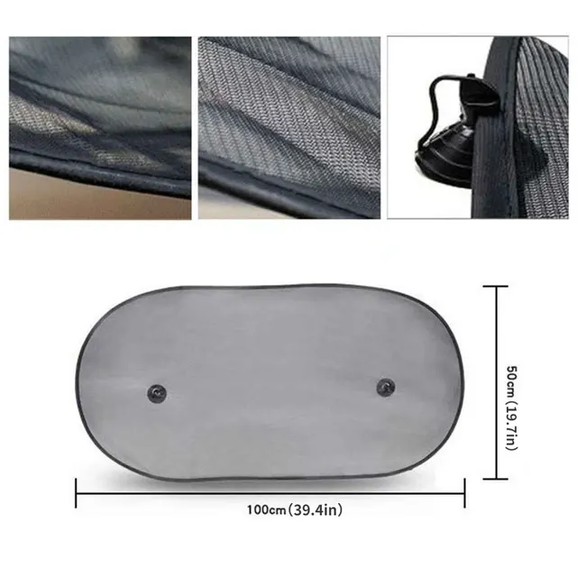 Mesh Rear Window Car Sunshade 3