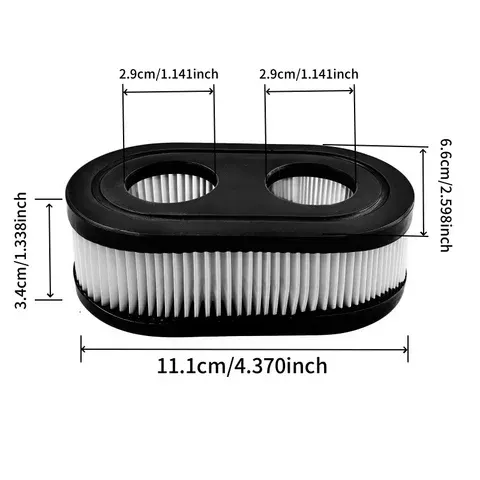 593260 Luftfilter 798452 334404 Luftfilter-Patronenfilter Ersatzfilter für Rasenmäher