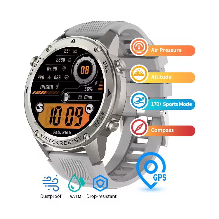 GPS Smart Watch DM56 5ATM L1+L5 Dual-Frequency Tracker