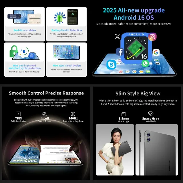13.4-Inch 2K 120Hz Android Tablet 4