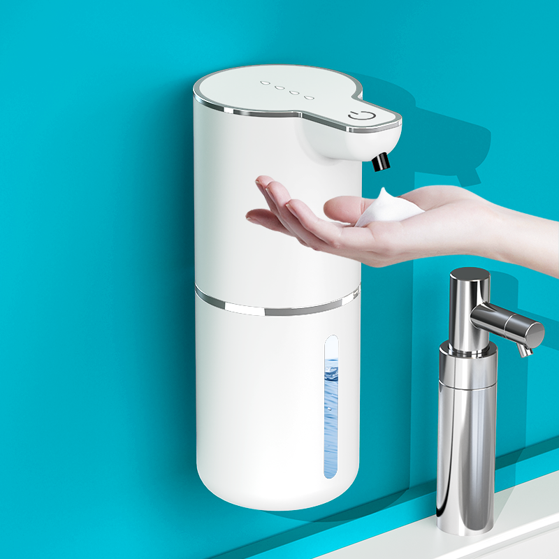 Automatic Wall-Mounted Foaming Liquid Soap Dispenser Electric USB 2