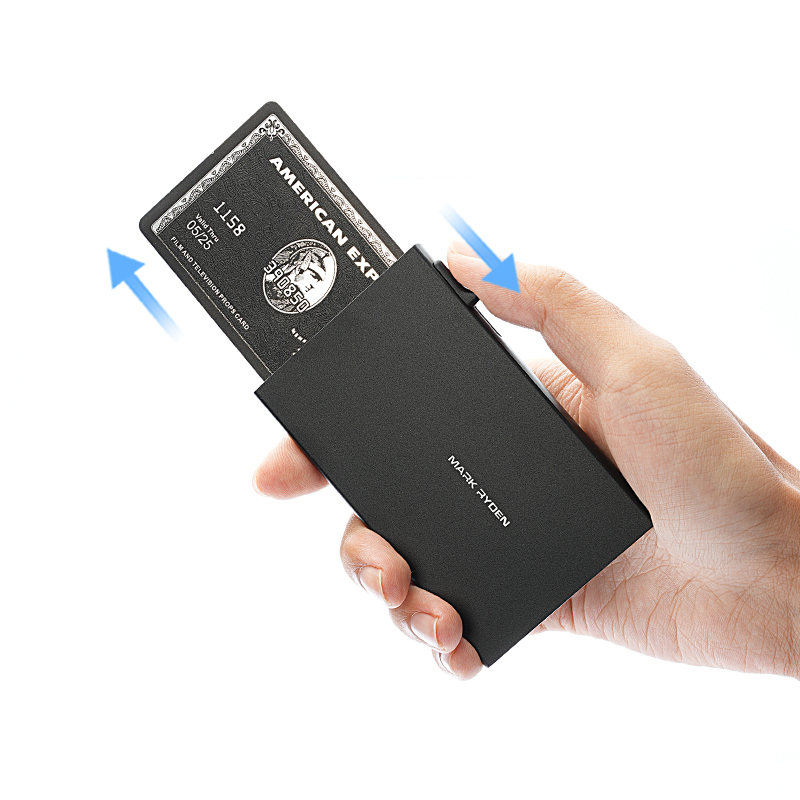 Mark Ryden Auto-Pop-Up Aluminum Alloy Ultra-Thin Card Holder