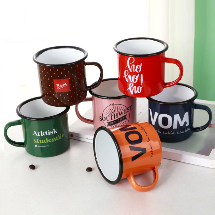 Enamel Camping Mug with Handle 4
