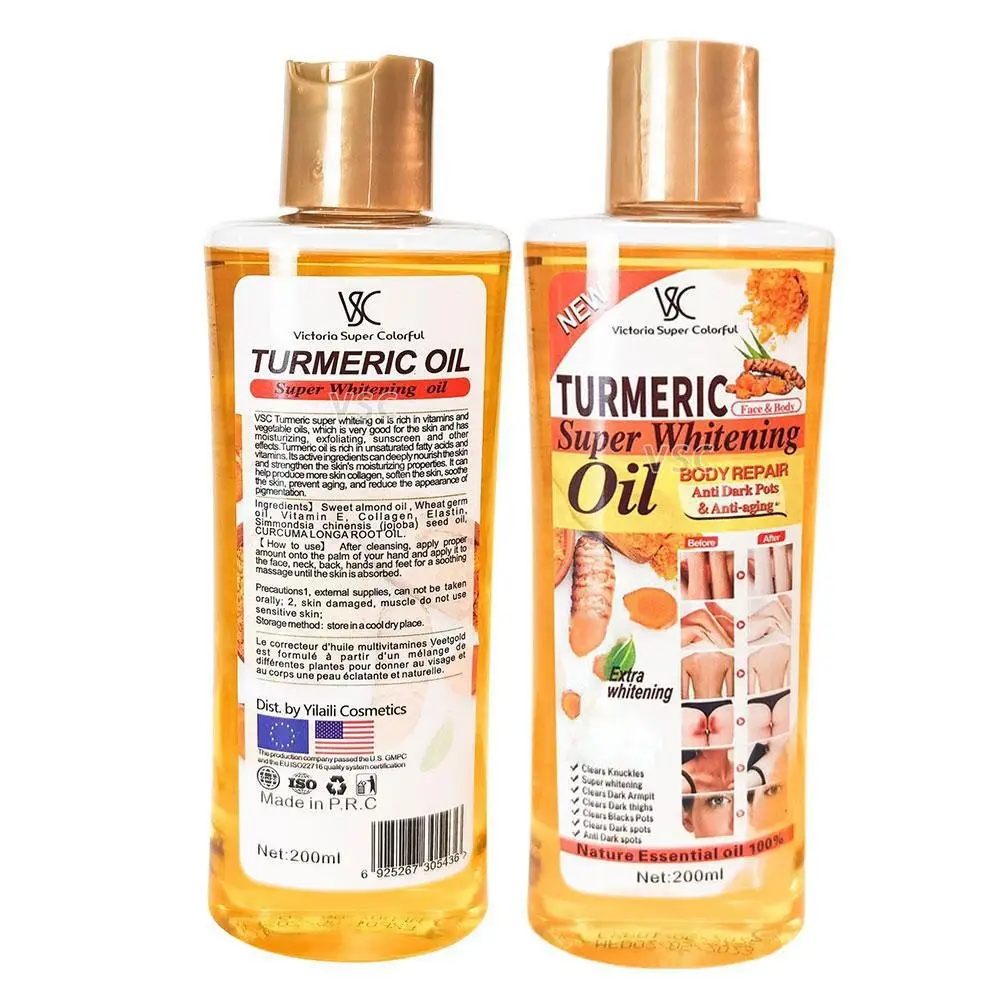 Ätherisches Kurkumaöl Gesichts- und Körpermassageöl Feuchtigkeitsspendender Diffusor Aromatherapie 3