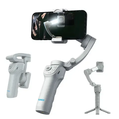 Professional Wireless Charging Smartphone Gimbal Fill Light Tripod