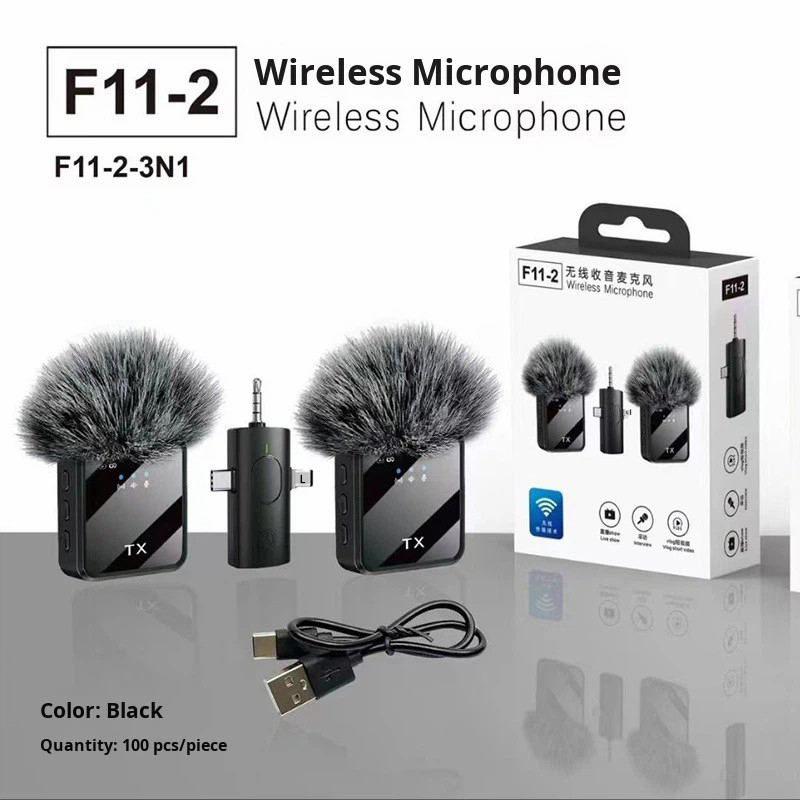 Wireless Clip-On Microphone for Live Streaming 2