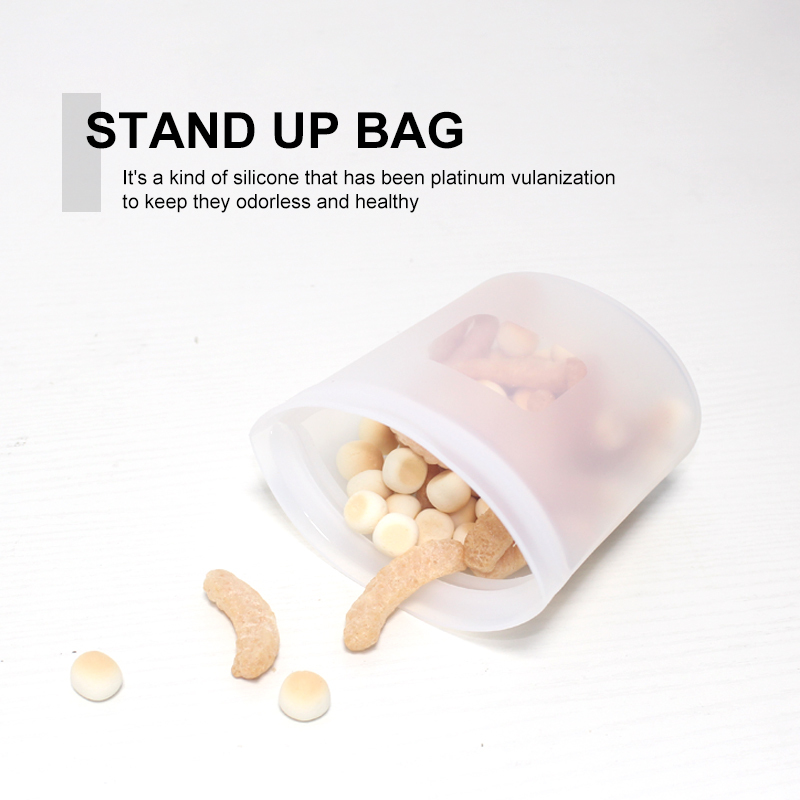 Reusable Silicone Stand-Up Food Bag 2