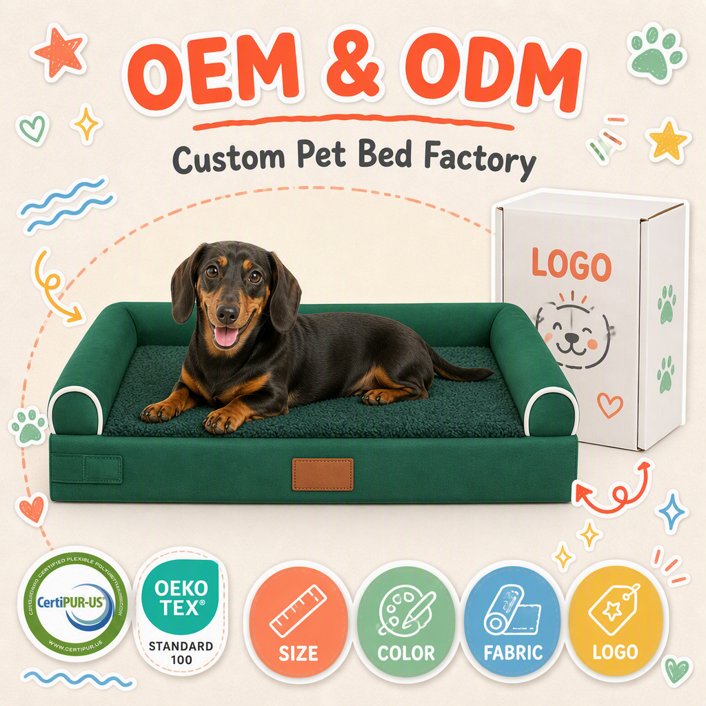 Anti Anxiety Eco-Friendly Pet Bed Calming Donut Style