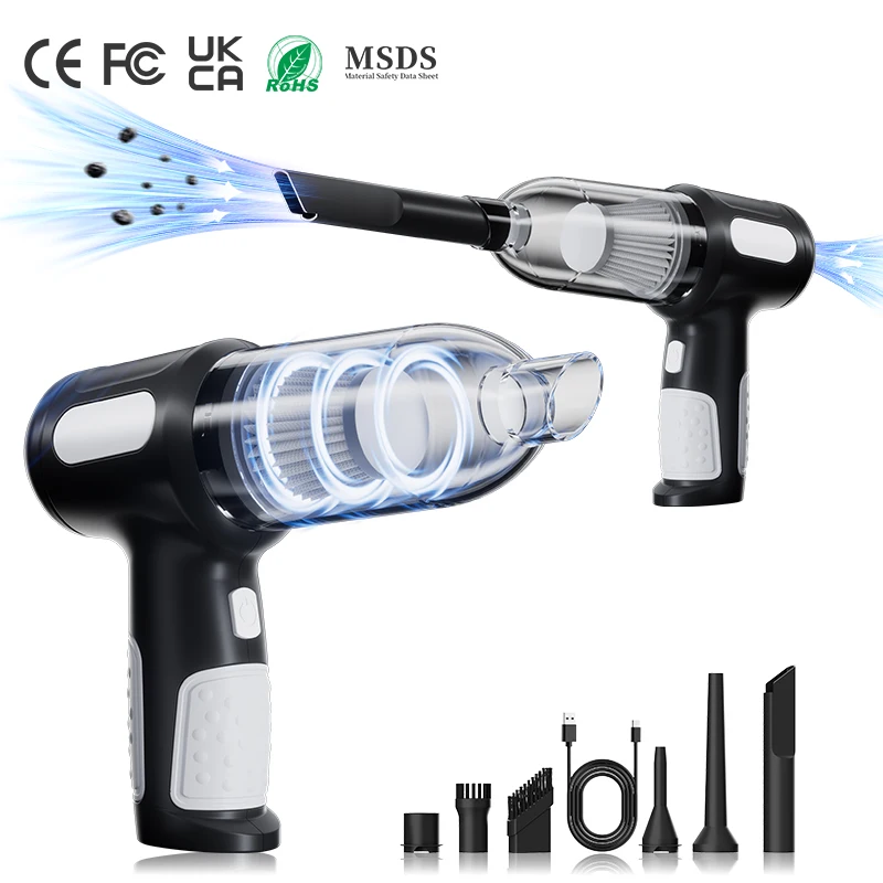 CHONGTENG Portable Mini Handheld Vacuum Cleaner for Home