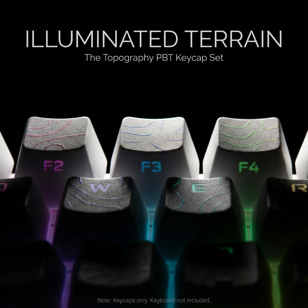 Side Glow PBT Keycaps for Mechanical Keyboards 4