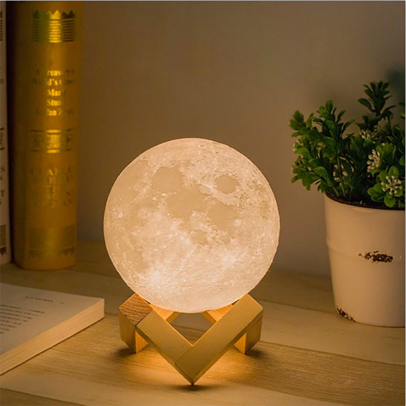 Eco Friendly Multicolor Touch Control Usb Moonlight Night 2
