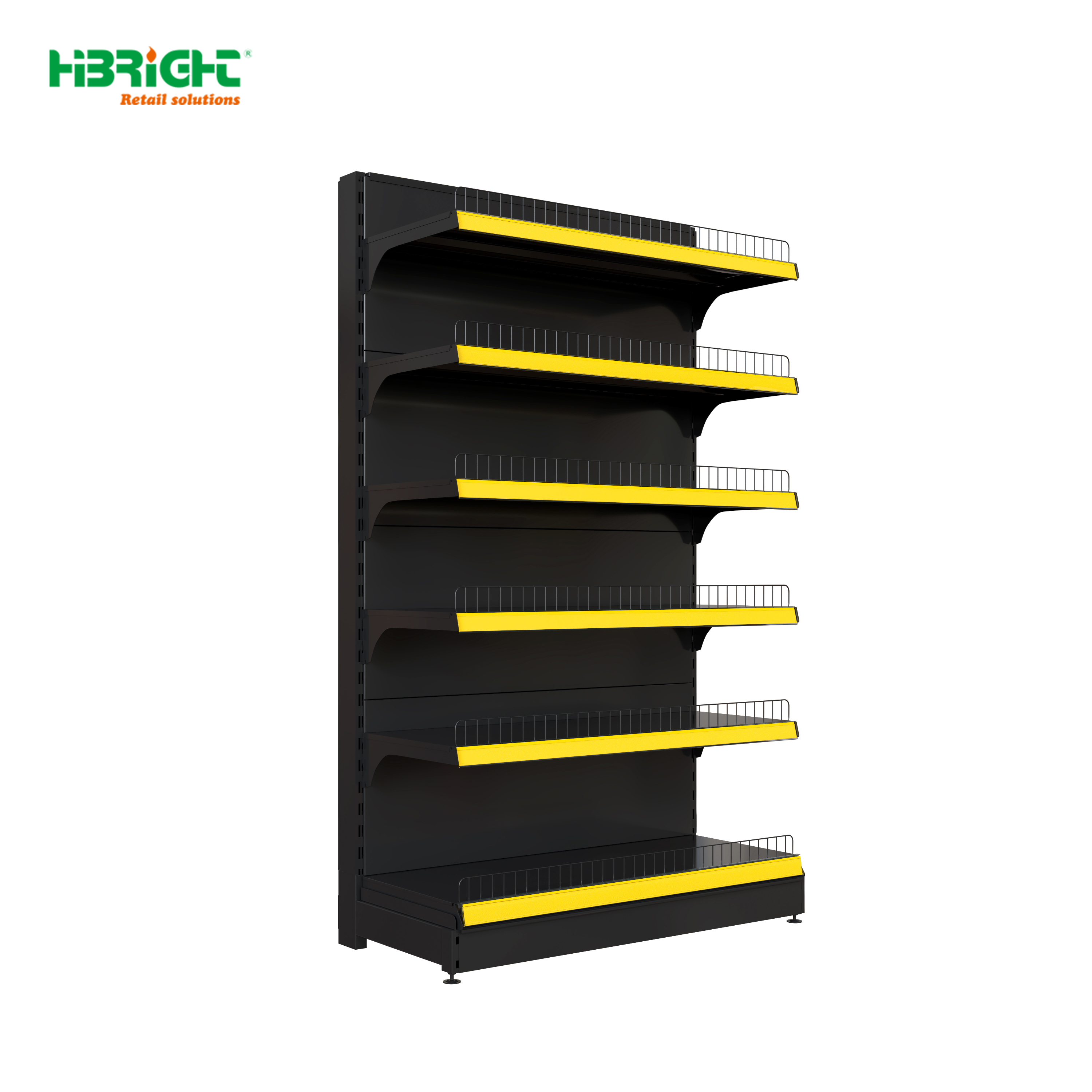LED Gondola Shelf with Advertising Board 2