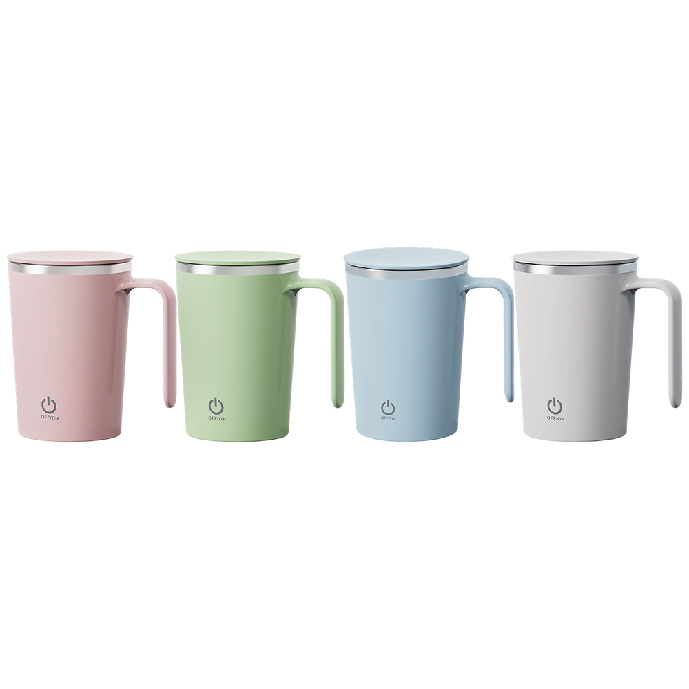 Self-Stirring USB Coffee Mug 400ml Handle 2