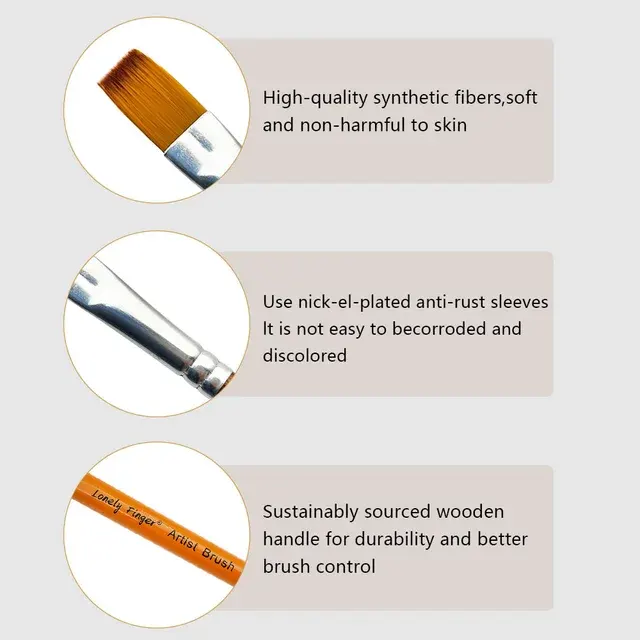 Artist Paint Brush Set 3