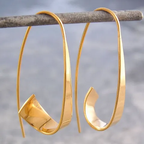 Spiral Hoop Earrings
