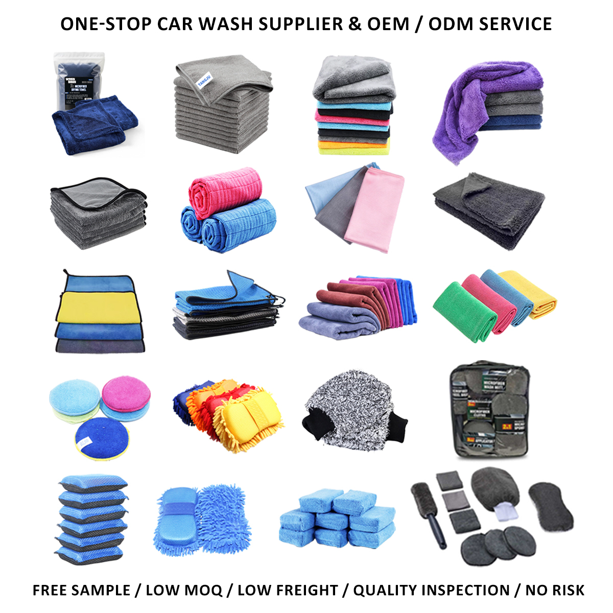 Microfiber Car Cloth Set, 200 and 400 gsm, 36 Pack 4