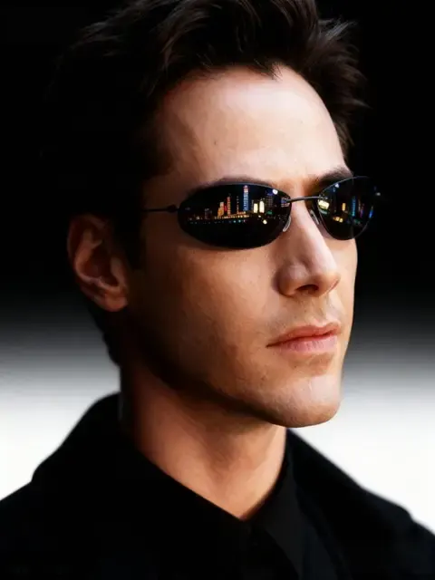 Rimless Cat-Eye Sunglasses with Metal Frame 2