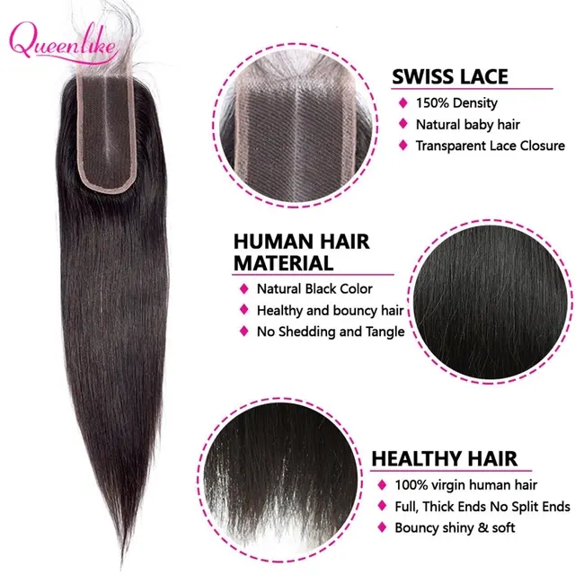 Hair Bundles With Closure 4