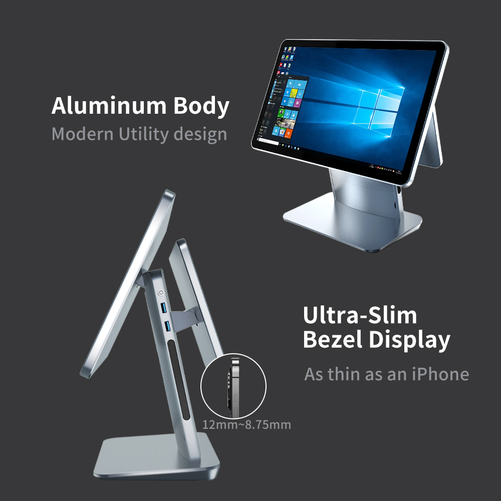 15.6 Inch Aluminum Touch POS Cash Register 2