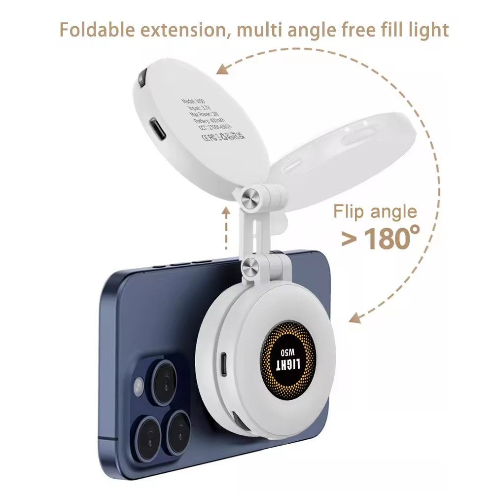 Magnetic Selfie Light For IPhone Magsafe 360 LED 3