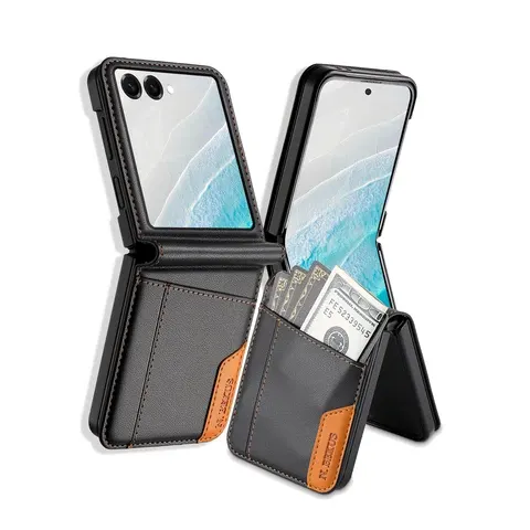Flip-Leder-Handyhülle für Galaxy Z Flip
