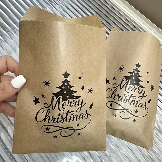 Kraft Paper Christmas Gift Bag 4
