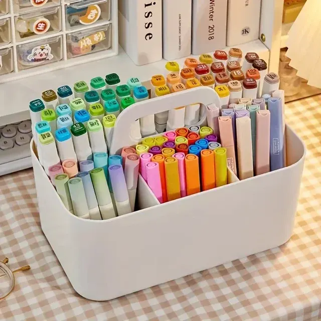 5-Compartment Desk Organizer with Handle 1