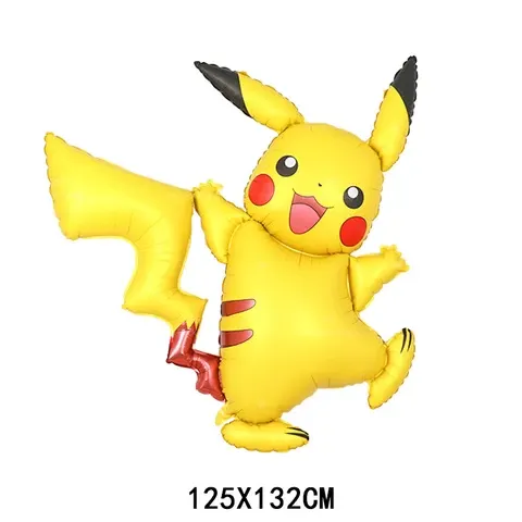 Pikachu Foil Balloon Set for Kids' Birthday